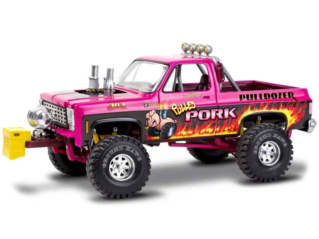 Level 4 Model Kit 1978 Chevrolet Blazer Pickup Truck 'Pulled Pork Pulldozer' 1/24 Scale Model by Revell