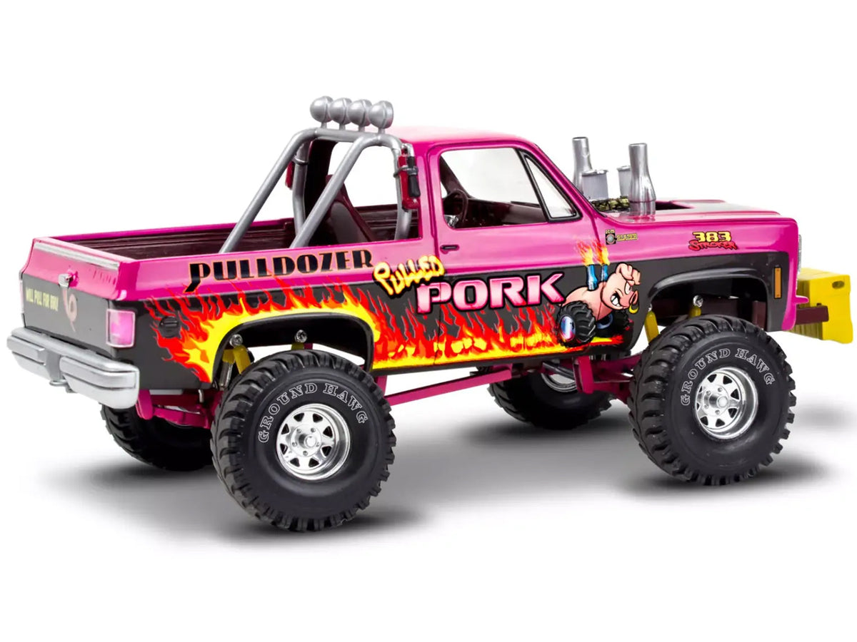 Level 4 Model Kit 1978 Chevrolet Blazer Pickup Truck 'Pulled Pork Pulldozer' 1/24 Scale Model by Revell