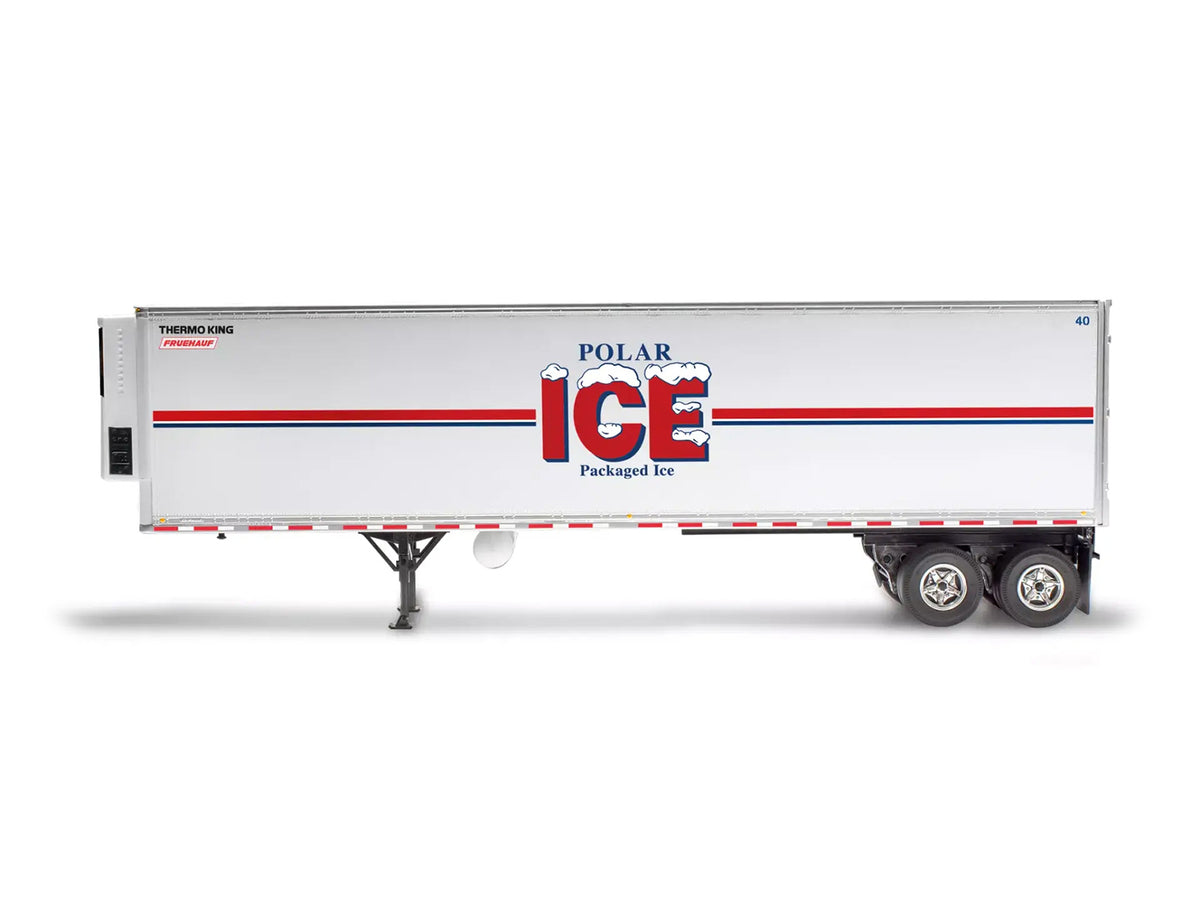 Level 4 Model Kit Fruehauf 40' Refrigerated Trailer 'Polar ICE' 1/32 Scale Model by Revell