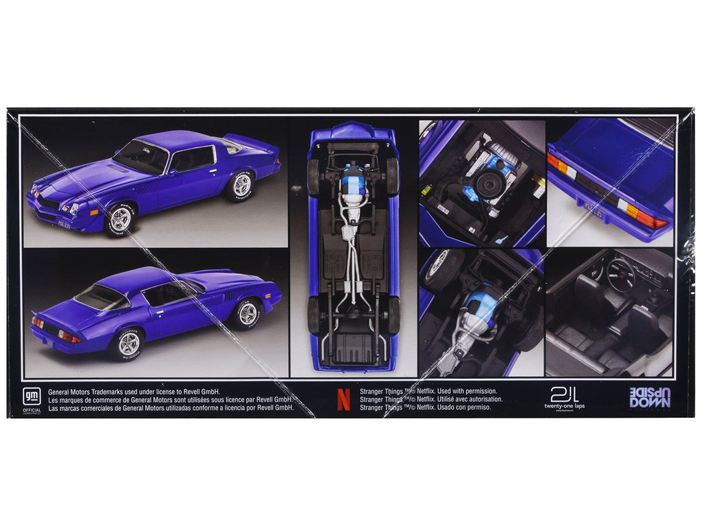 Level 4 Model Kit Billy Hargrove’s 1979 Chevrolet Camaro Z/28 'Stranger Things' (2016-Current) TV Series 1/24 Scale Model by Revell