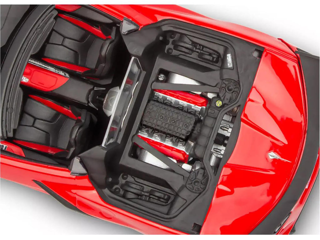 Level 4 Model Kit 2022 Chevrolet Corvette C8 Hardtop Convertible 1/25 Scale Model by Revell