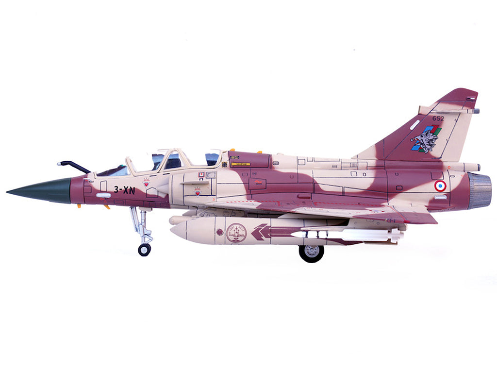 Dassault Mirage 2000D Fighter Aircraft '133 Couteau Delta Nancy-Ochey AB' French Air Force 'Wing' Series 1/72 Diecast Model by Panzerkampf