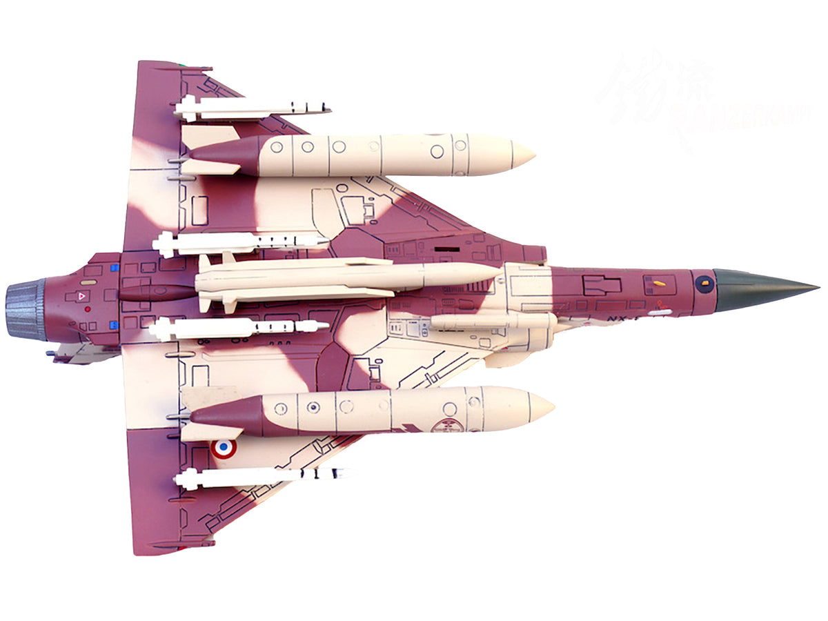 Dassault Mirage 2000D Fighter Aircraft '133 Couteau Delta Nancy-Ochey AB' French Air Force 'Wing' Series 1/72 Diecast Model by Panzerkampf