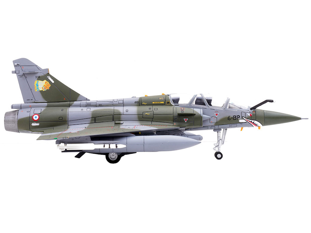 Dassault Mirage 2000N Fighter Aircraft 'Escadron de Chasse 2/4 La Fayette Luxeuil' (2004) French Air Force 'Wing' Series 1/72 Diecast Model by Panzerkampf