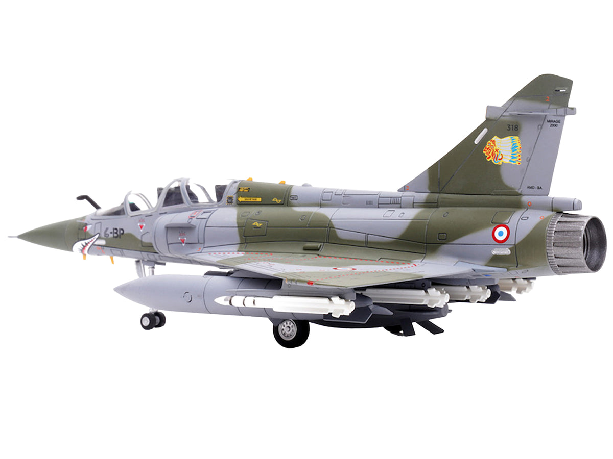 Dassault Mirage 2000N Fighter Aircraft 'Escadron de Chasse 2/4 La Fayette Luxeuil' (2004) French Air Force 'Wing' Series 1/72 Diecast Model by Panzerkampf