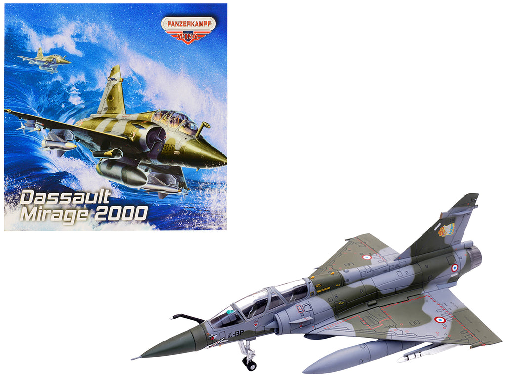 Dassault Mirage 2000N Fighter Aircraft 'Escadron de Chasse 2/4 La Fayette Luxeuil' (2004) French Air Force 'Wing' Series 1/72 Diecast Model by Panzerkampf