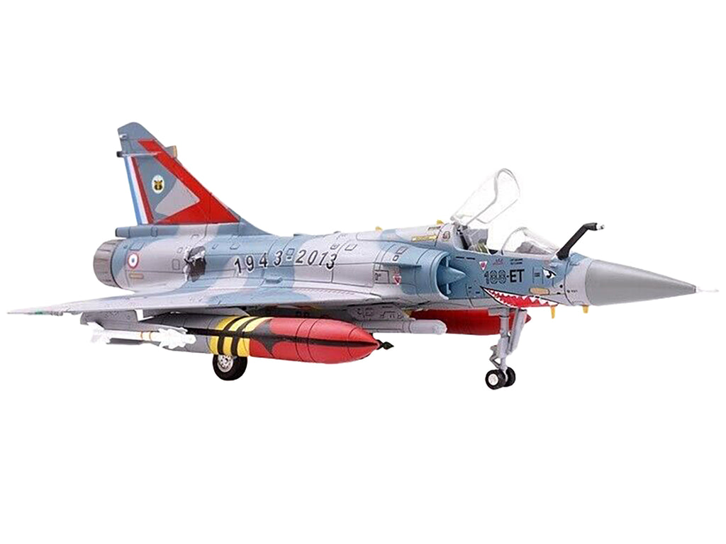 Dassault Mirage 2000-5F Fighter Aircraft '70th Anniversary of Corsica Squadron' French Air Force 'Wing' Series 1/72 Diecast Model by Panzerkampf
