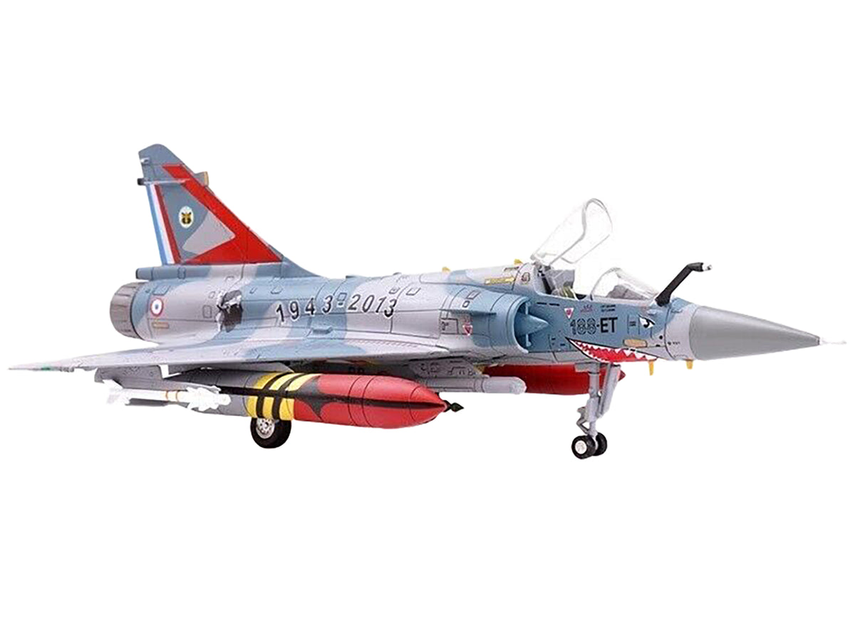 Dassault Mirage 2000-5F Fighter Aircraft '70th Anniversary of Corsica Squadron' French Air Force 'Wing' Series 1/72 Diecast Model by Panzerkampf