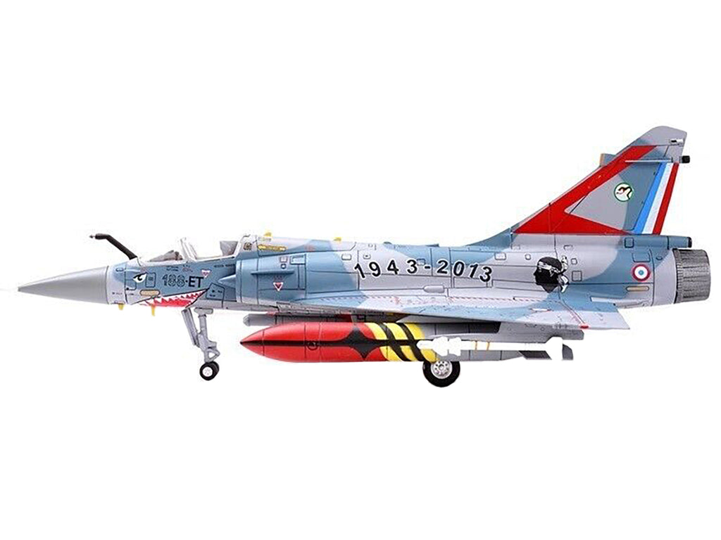 Dassault Mirage 2000-5F Fighter Aircraft '70th Anniversary of Corsica Squadron' French Air Force 'Wing' Series 1/72 Diecast Model by Panzerkampf