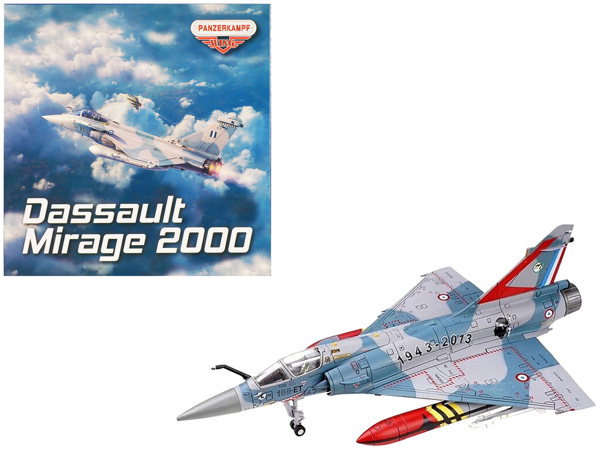 Dassault Mirage 2000-5F Fighter Aircraft '70th Anniversary of Corsica Squadron' French Air Force 'Wing' Series 1/72 Diecast Model by Panzerkampf