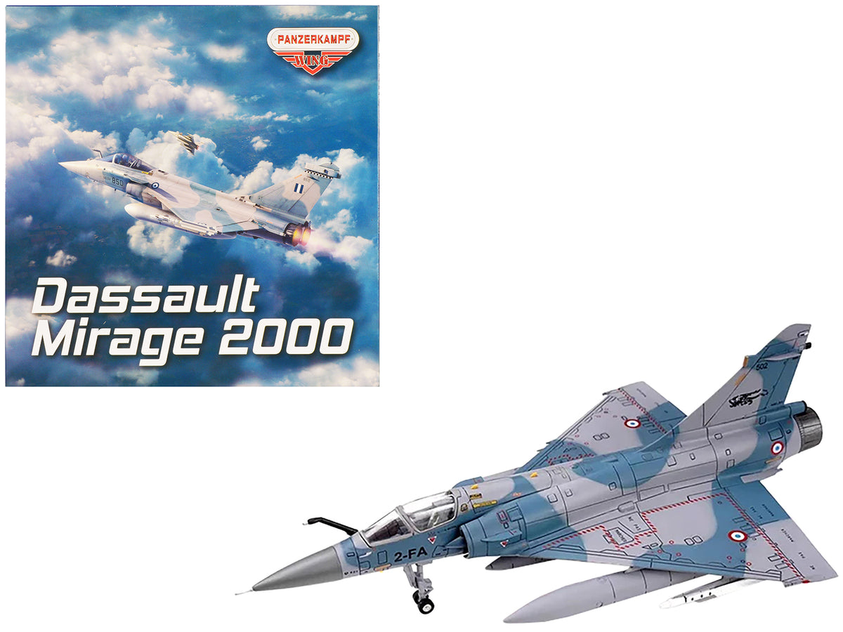 Dassault Mirage 2000-5F Fighter Aircraft '2-FA Cigognes' French Air Force 'Wing' Series 1/72 Diecast Model by Panzerkampf