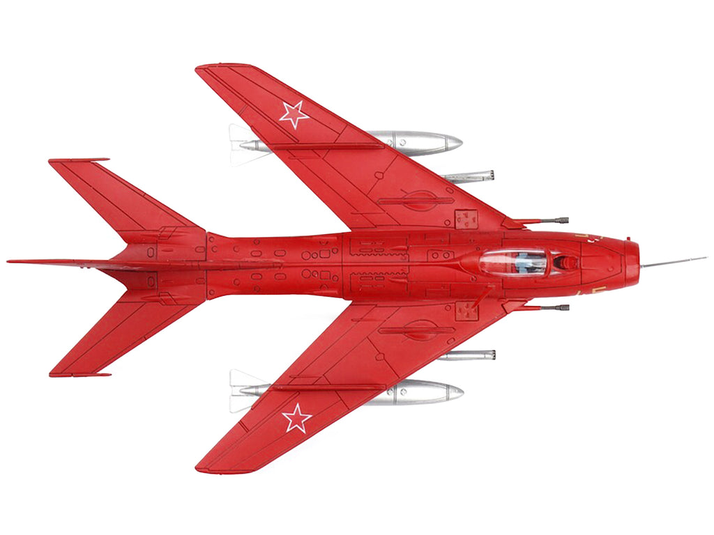 Mikoyan-Gurevich MiG-19S Farmer C Fighter Aircraft 'Yellow 45' 'VVS Display Team Soviet Air Force Kubinka Air Base' (1960) 'Wing' Series  1/72 Diecast Model by Panzerkampf