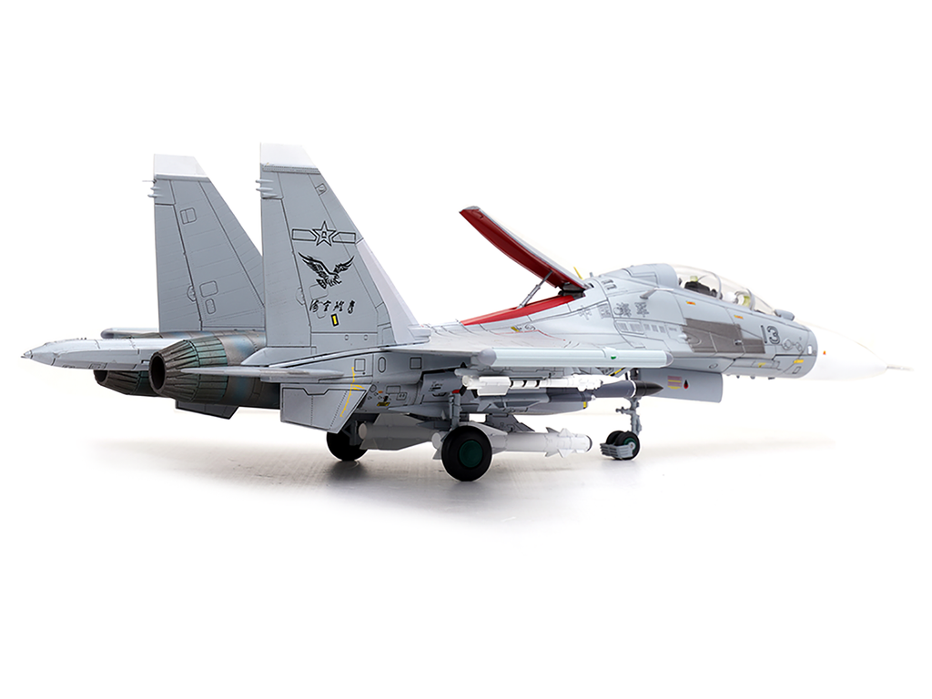 Sukhoi Su-30MKK Flanker-G Fighter Aircraft #13 'People's Liberation Army (PLA) Naval Aviation's Sea and Air Eagle Regiment' Chinese Air Force 'Wing' Series 1/72 Diecast Model by Panzerkampf