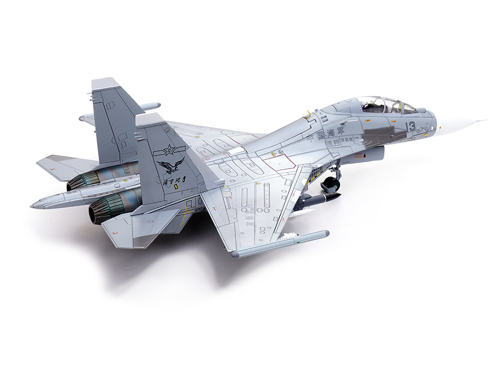 Sukhoi Su-30MKK Flanker-G Fighter Aircraft #13 'People's Liberation Army (PLA) Naval Aviation's Sea and Air Eagle Regiment' Chinese Air Force 'Wing' Series 1/72 Diecast Model by Panzerkampf