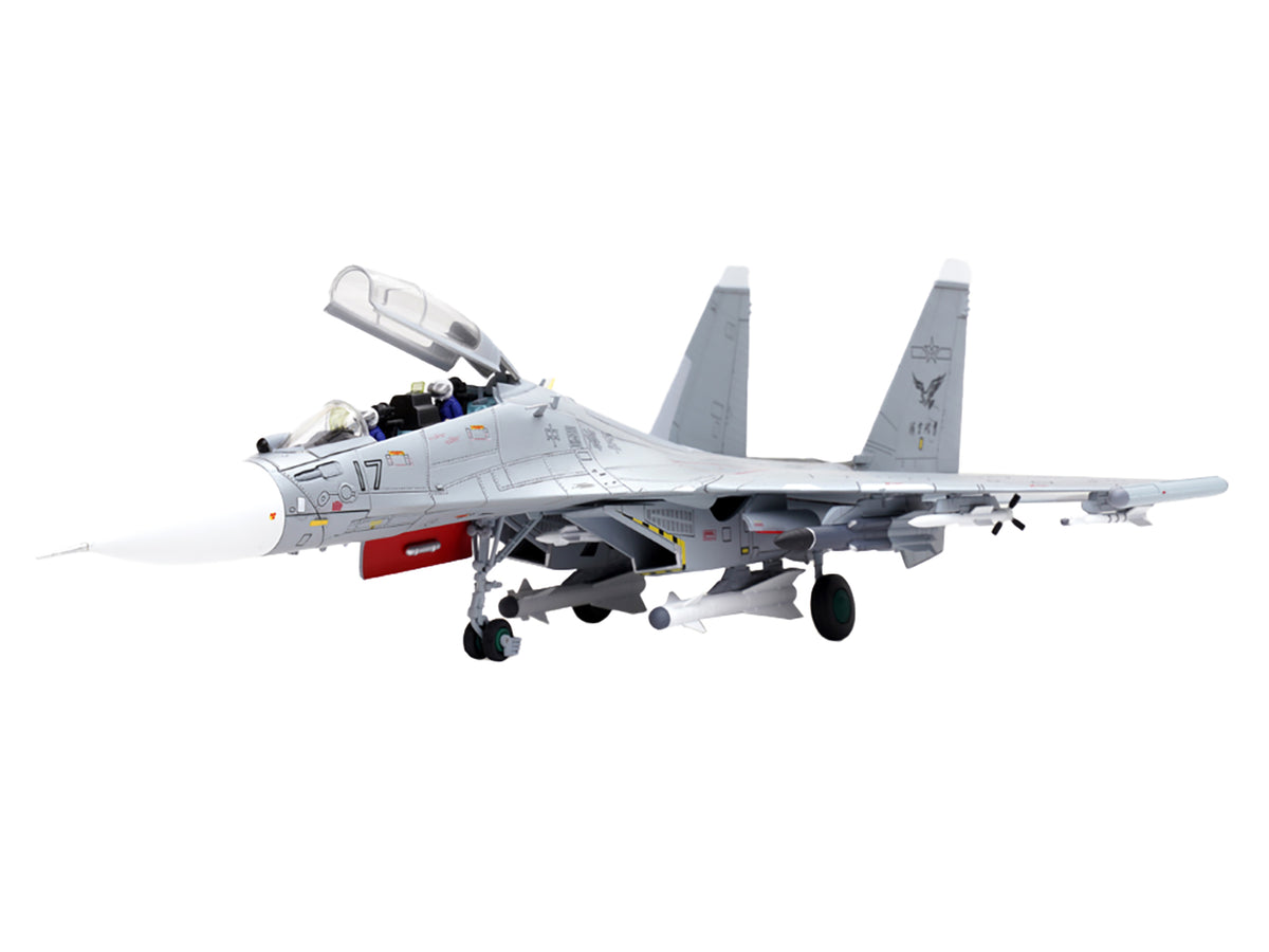 Sukhoi Su-30MKK Flanker-G Fighter Aircraft #17 'People's Liberation Army (PLA) Naval Aviation's Sea and Air Eagle Regiment' Chinese Air Force 'Wing' Series 1/72 Diecast Model by Panzerkampf