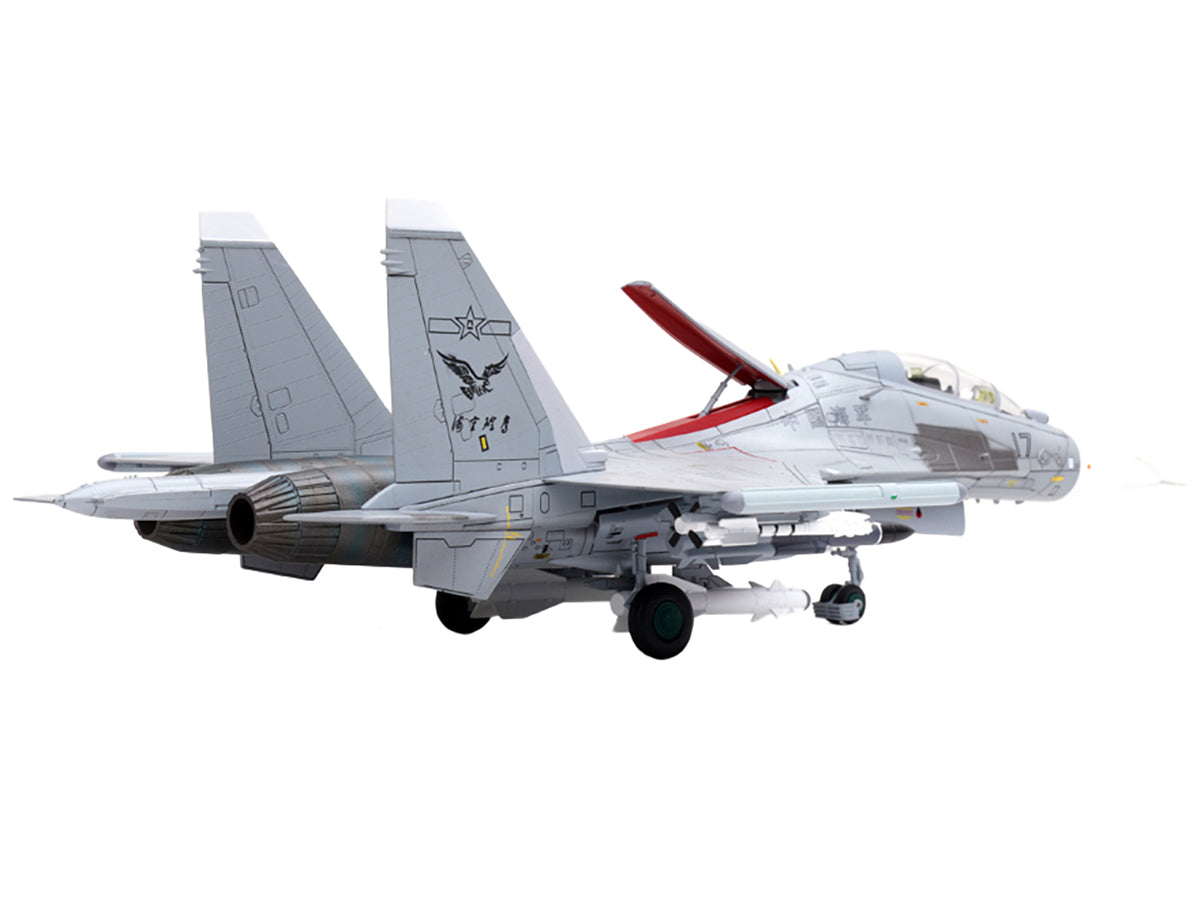 Sukhoi Su-30MKK Flanker-G Fighter Aircraft #17 'People's Liberation Army (PLA) Naval Aviation's Sea and Air Eagle Regiment' Chinese Air Force 'Wing' Series 1/72 Diecast Model by Panzerkampf