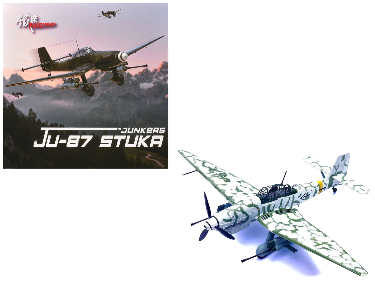 Junkers Ju 87G2 Stuka Bomber Aircraft '10.(Pz)/SG 2 Immelmann Markisch Friedland Pomerania' (1945) German Luftwaffe 'Wing' Series 1/72 Diecast Model by Panzerkampf
