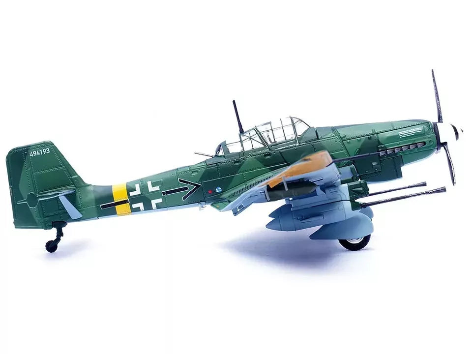 Junkers Ju 87G2 Stuka Bomber Aircraft '10.(Pz)/SG 2 Immelmann Oberst Hans-Ulrich Rudel Slovakia' (1944) German Luftwaffe 'Wing' Series 1/72 Diecast Model by Panzerkampf