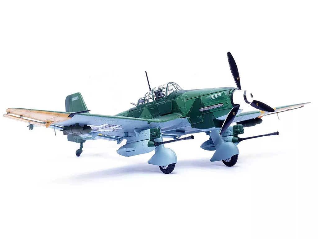 Junkers Ju 87G2 Stuka Bomber Aircraft '10.(Pz)/SG 2 Immelmann Oberst Hans-Ulrich Rudel Slovakia' (1944) German Luftwaffe 'Wing' Series 1/72 Diecast Model by Panzerkampf