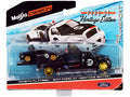 2017 Ford GT #2 Heritage Edition with Flatbed Truck Black 'Elite Transport' Series 1/64 Diecast Model Cars by Maisto