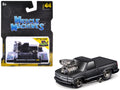 1993 Chevrolet 454 SS Pickup Truck Matt Black 'Blackout Edition' 1/64 Diecast Model by Muscle Machines