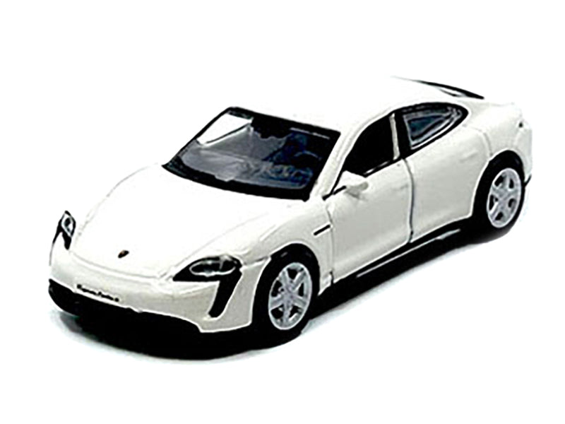 Porsche Taycan Turbo S White 'Speed Icons' Series 1/64 Diecast Model Car by Maisto