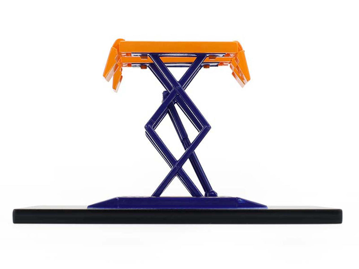 Automotive Double Scissor Lift 'Union 76' Orange and Blue 'Double Scissor Lifts' Series 2 1/64 Diecast Model by Greenlight