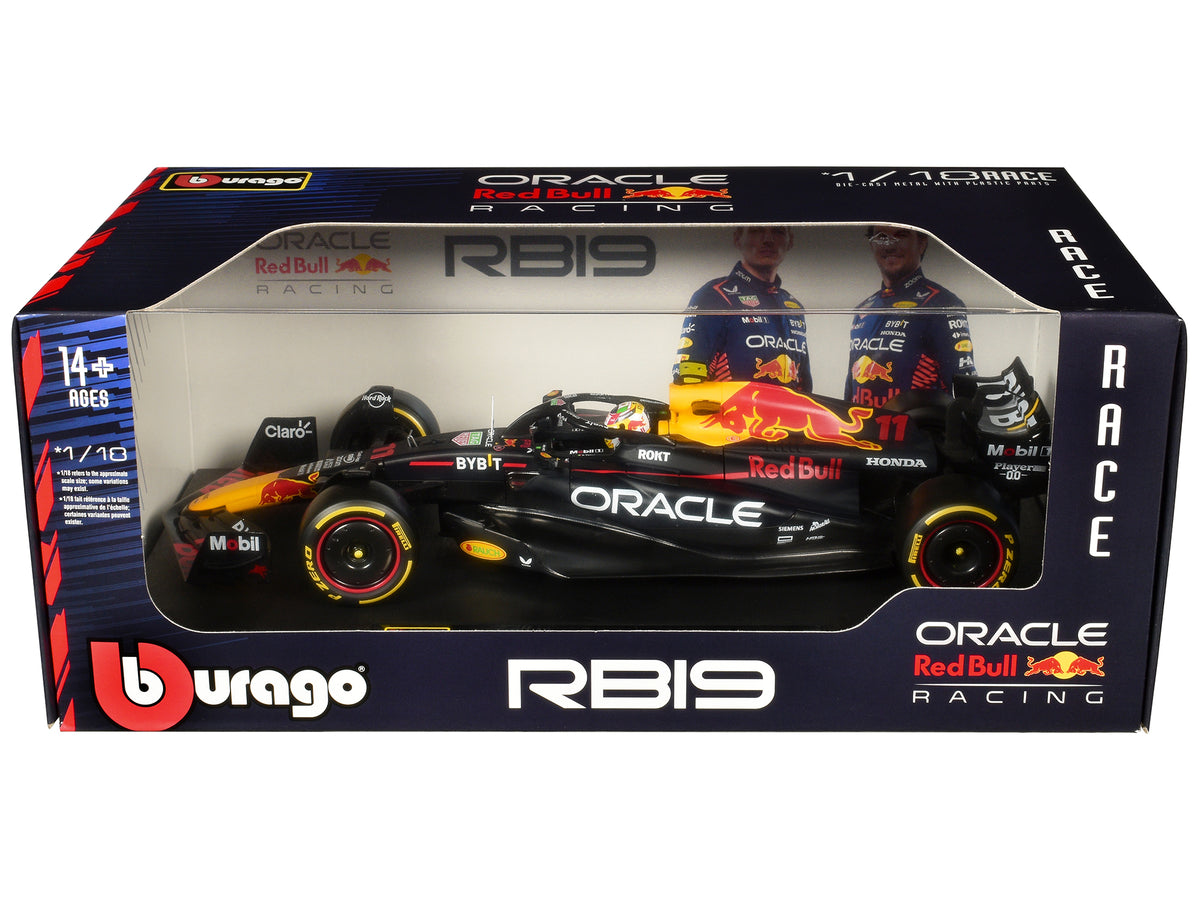 Red Bull Racing RB19 #11 Sergio Perez 'Oracle' Formula One F1 World Championship (2023) 'Race' Series 1/18 Diecast Model Car by Bburago
