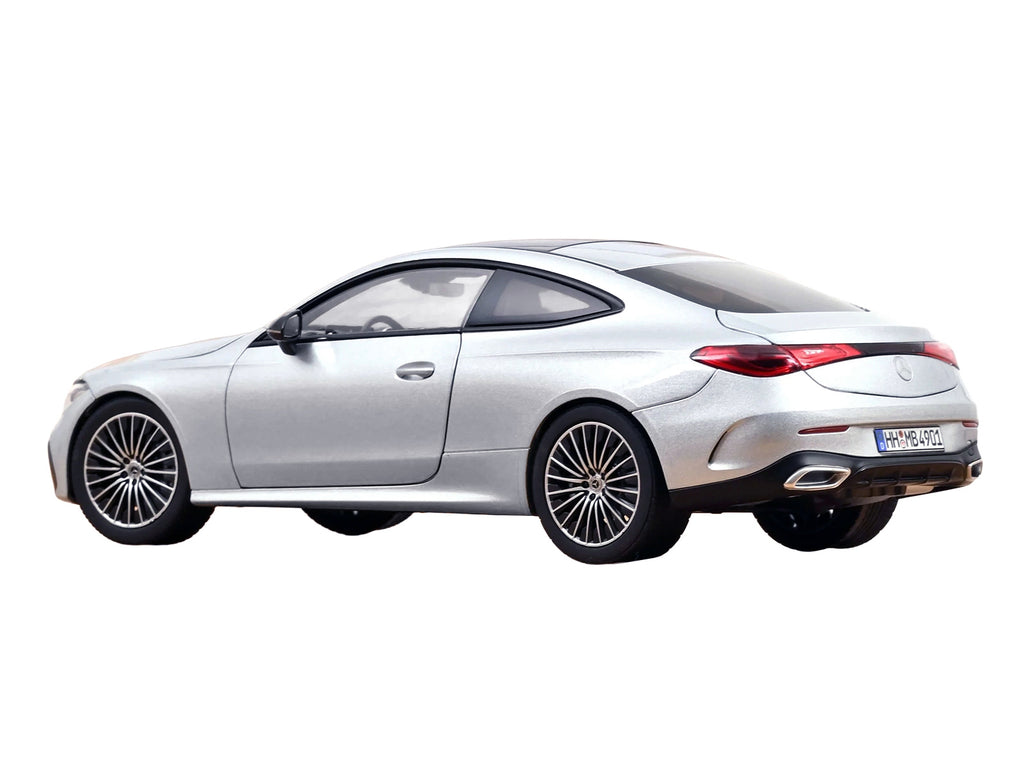 2024 Mercedes-Benz CLE Coupe Hightech Silver Metallic 1/18 Diecast Model Car by Norev