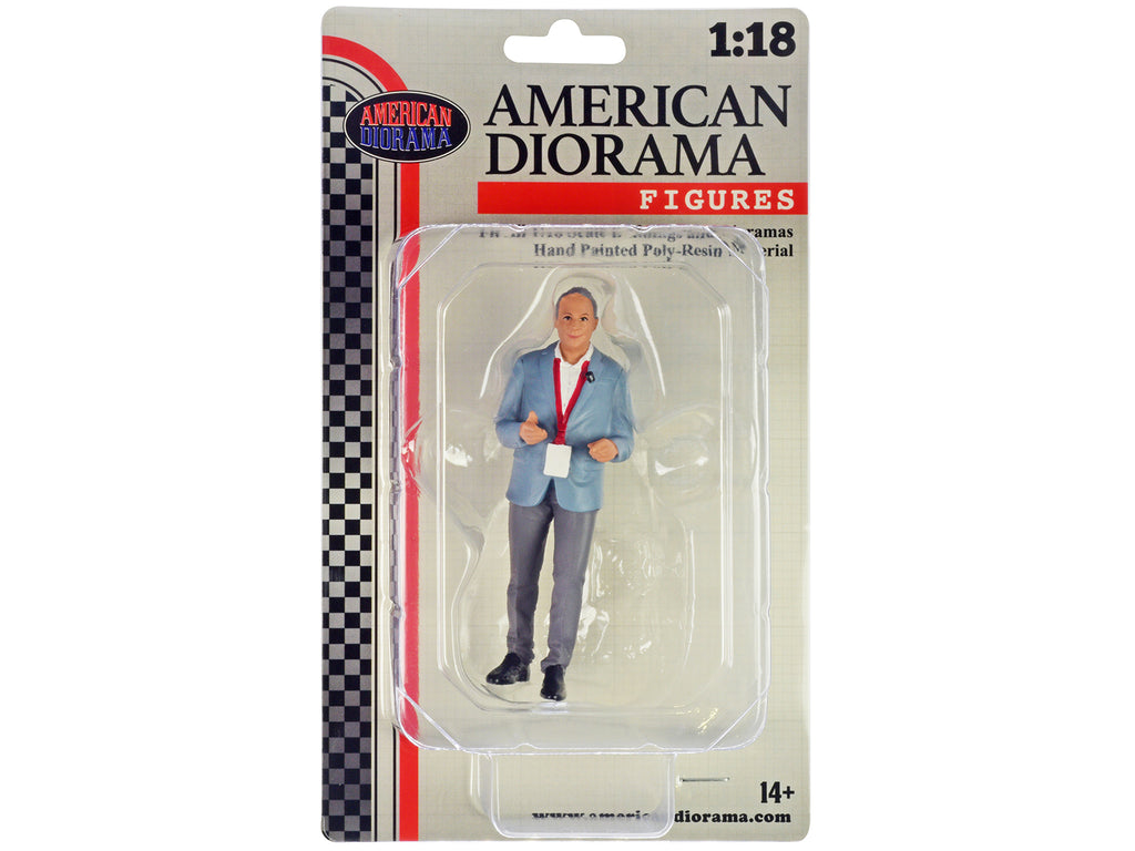 'On-Air' Figure 2 for 1/18 Scale Models by American Diorama
