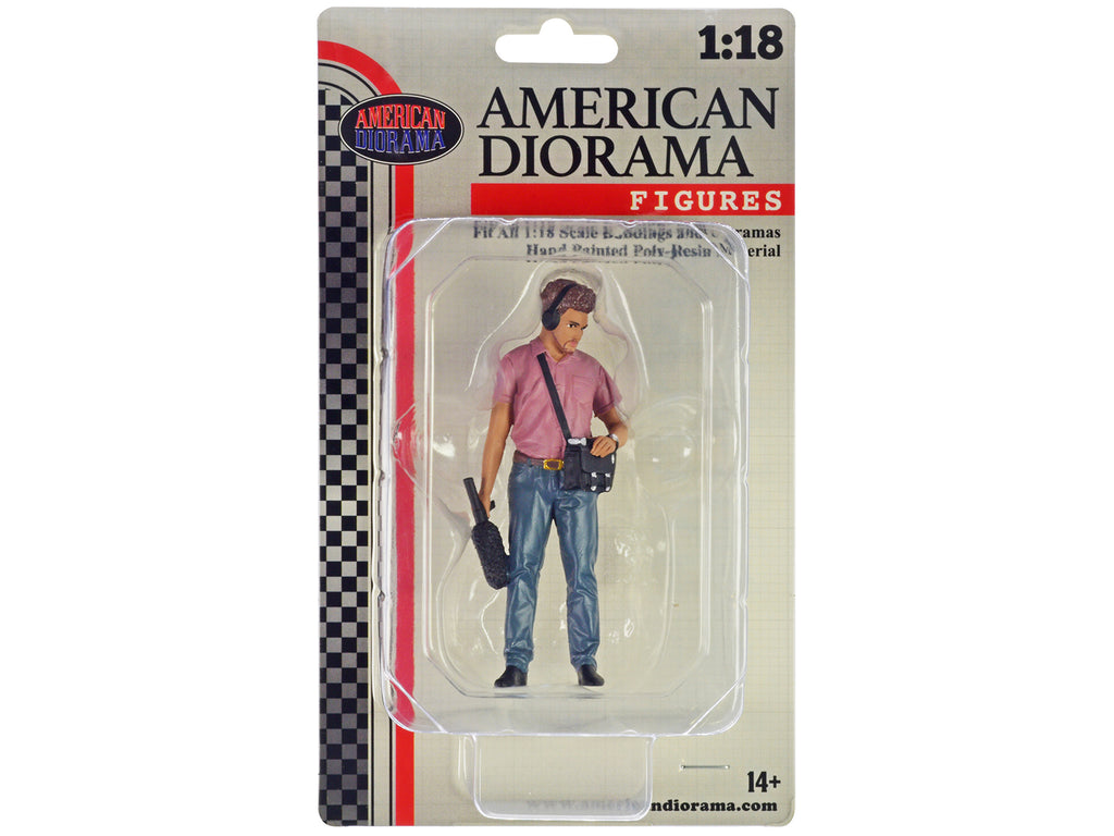 'On-Air' Figure 4 for 1/18 Scale Models by American Diorama