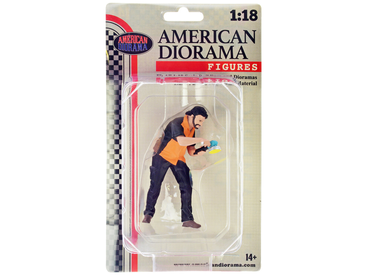 'Detail Masters' Figure 4 (Buff & Wax) for 1/18 Scale Models by American Diorama
