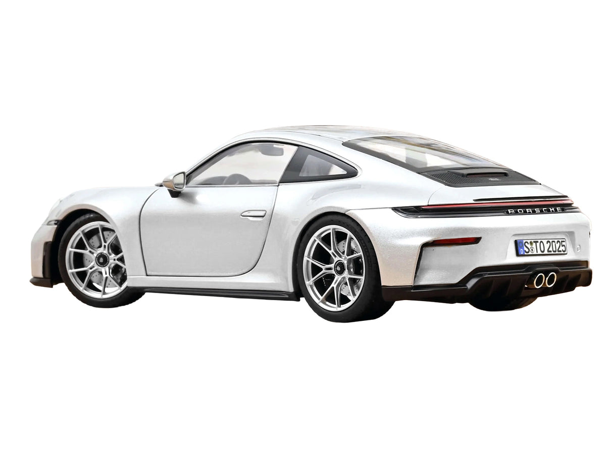 2025 Porsche 911 GT3 Touring GT Silver Metallic 1/18 Diecast Model Car by Norev
