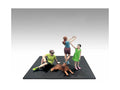'Figure18 Series 1' 9 piece Figure Set for 1/18 Scale Models by American Diorama