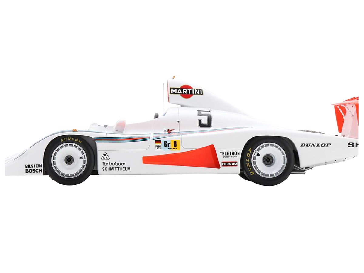 Porsche 936/78 #5 Jacky Ickx - Henri Pescarolo - Jochen Mass 'Martini Racing Porsche System' '24 Hours of Le Mans' (1978) with Acrylic Display Case 1/18 Model Car by Spark