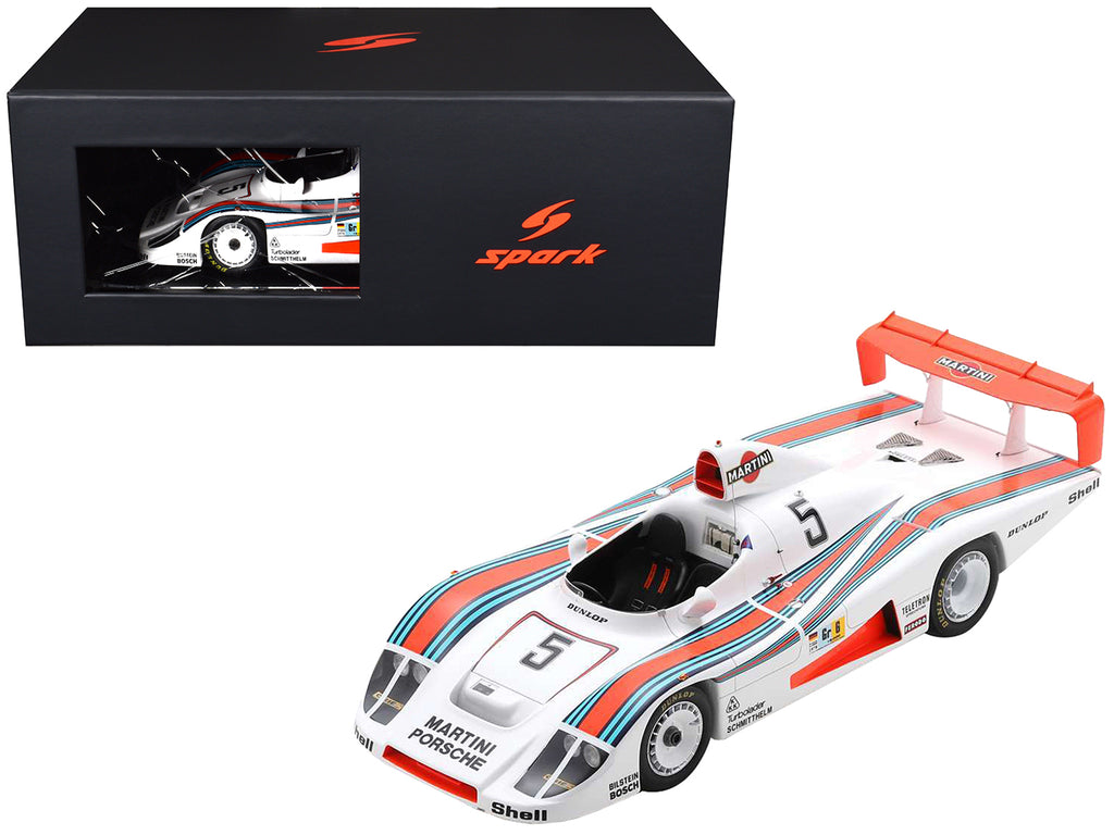 Porsche 936/78 #5 Jacky Ickx - Henri Pescarolo - Jochen Mass 'Martini Racing Porsche System' '24 Hours of Le Mans' (1978) with Acrylic Display Case 1/18 Model Car by Spark