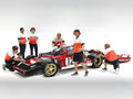 'Race Crew' 6 piece Figure Set for 1/24 Scale Models by American Diorama