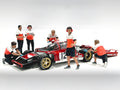 'Race Crew' 6 piece Figure Set for 1/18 scale models by American Diorama