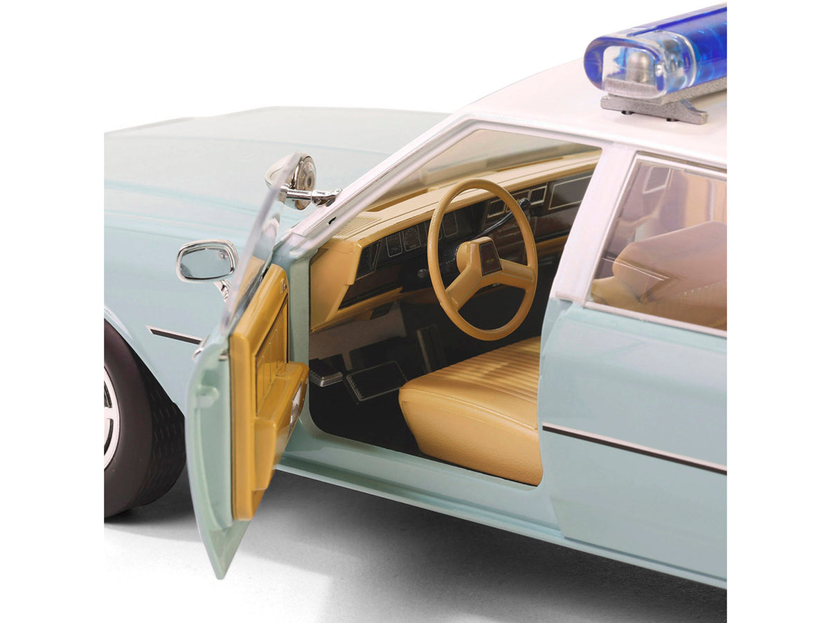 1987 Chevrolet Caprice 9C1 'US Border Patrol' Light Green with White Top 'Artisan Collection' 1/18 Diecast Model Car by Greenlight