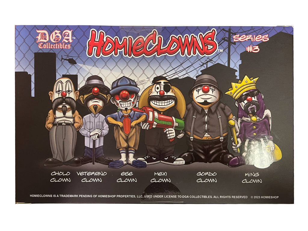'HomieClowns' Series 3 2-Inch Figures Set of 6 Pieces by Homies