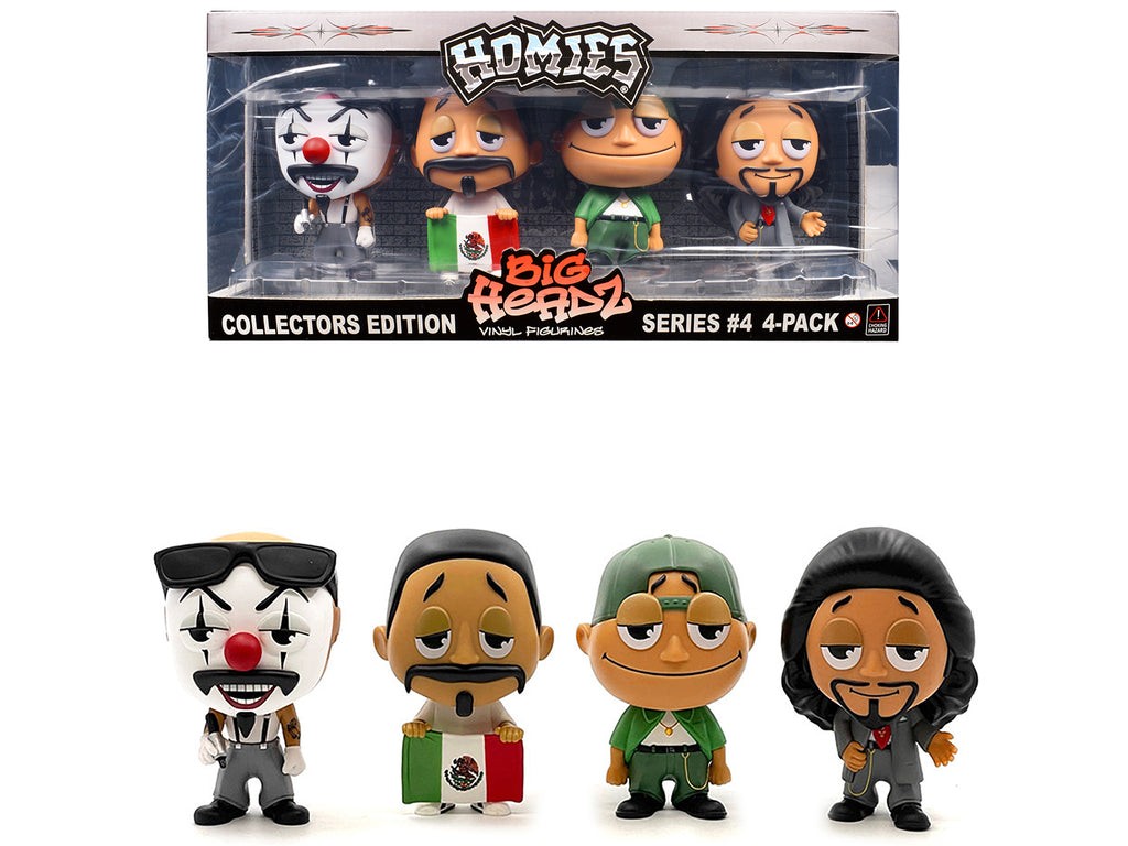 'Homies Big Headz' Series 4 Collector's Edition 4-Pack of Figures by Homies