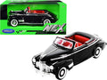 1941 Chevrolet Special Deluxe Convertible Black with Red Interior 'NEX Models' 1/24 Diecast Model Car by Welly