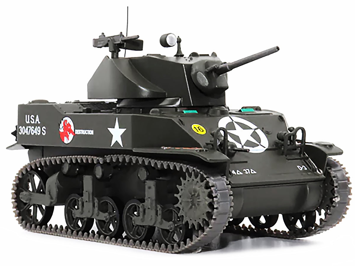 M5A1 Light Tank #16 'Destruction' 'U.S.A. 37th Tank Battalion France September 1944' 1/43 Diecast Model by AFVs of WWII