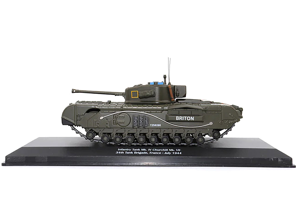 Infantry Tank Mk. IV Churchill Mk. VII 'Briton' 'UK 34th Tank Brigade France July 1944' 1/43 Diecast Model by AFVs of WWII