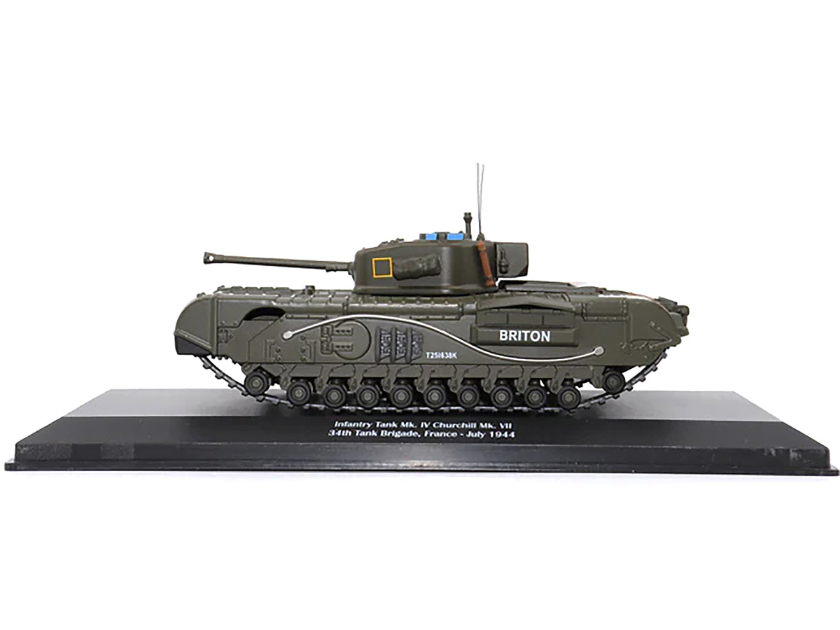 Infantry Tank Mk. IV Churchill Mk. VII 'Briton' 'UK 34th Tank Brigade France July 1944' 1/43 Diecast Model by AFVs of WWII