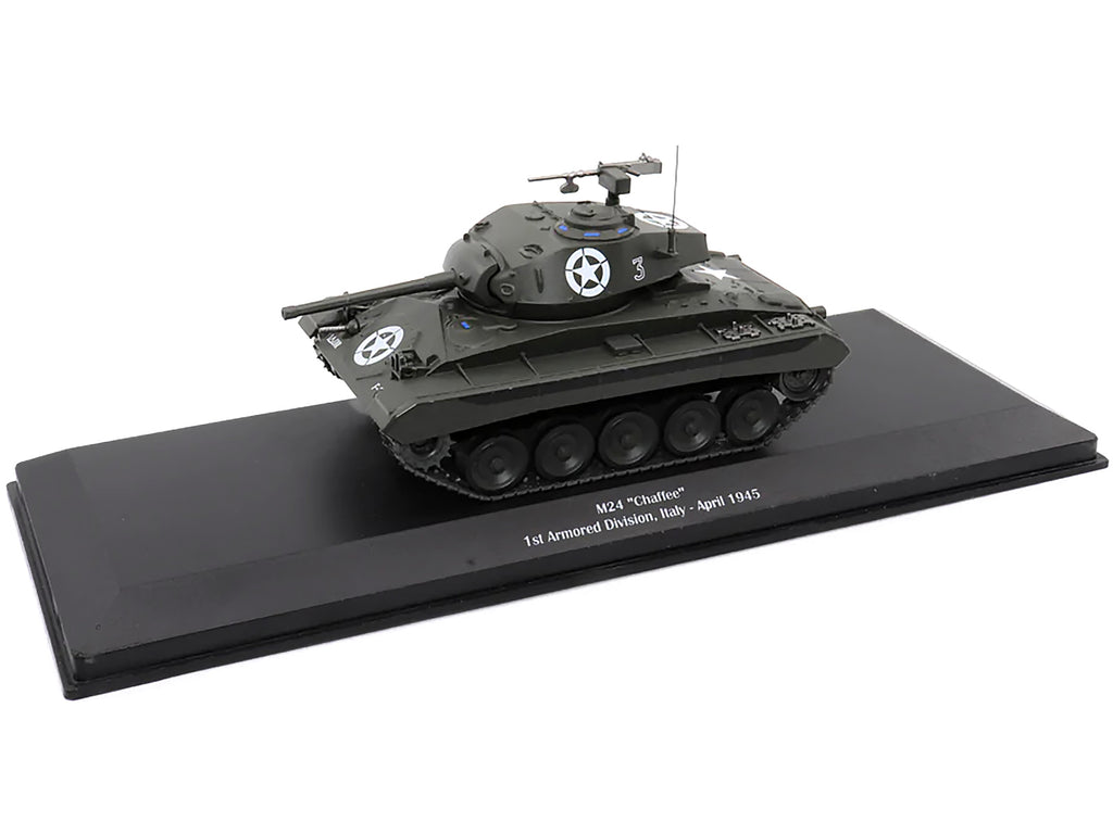 M24 'Chaffee' Tank #3 'U.S.A. 1st Armored Division Italy April 1945' 1/43 Diecast Model by AFVs of WWII