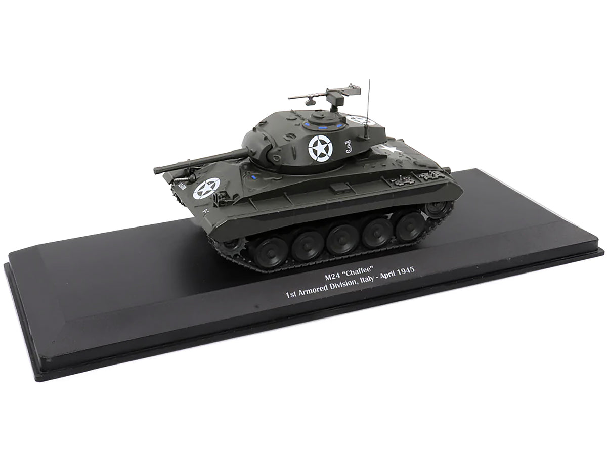 M24 'Chaffee' Tank #3 'U.S.A. 1st Armored Division Italy April 1945' 1/43 Diecast Model by AFVs of WWII