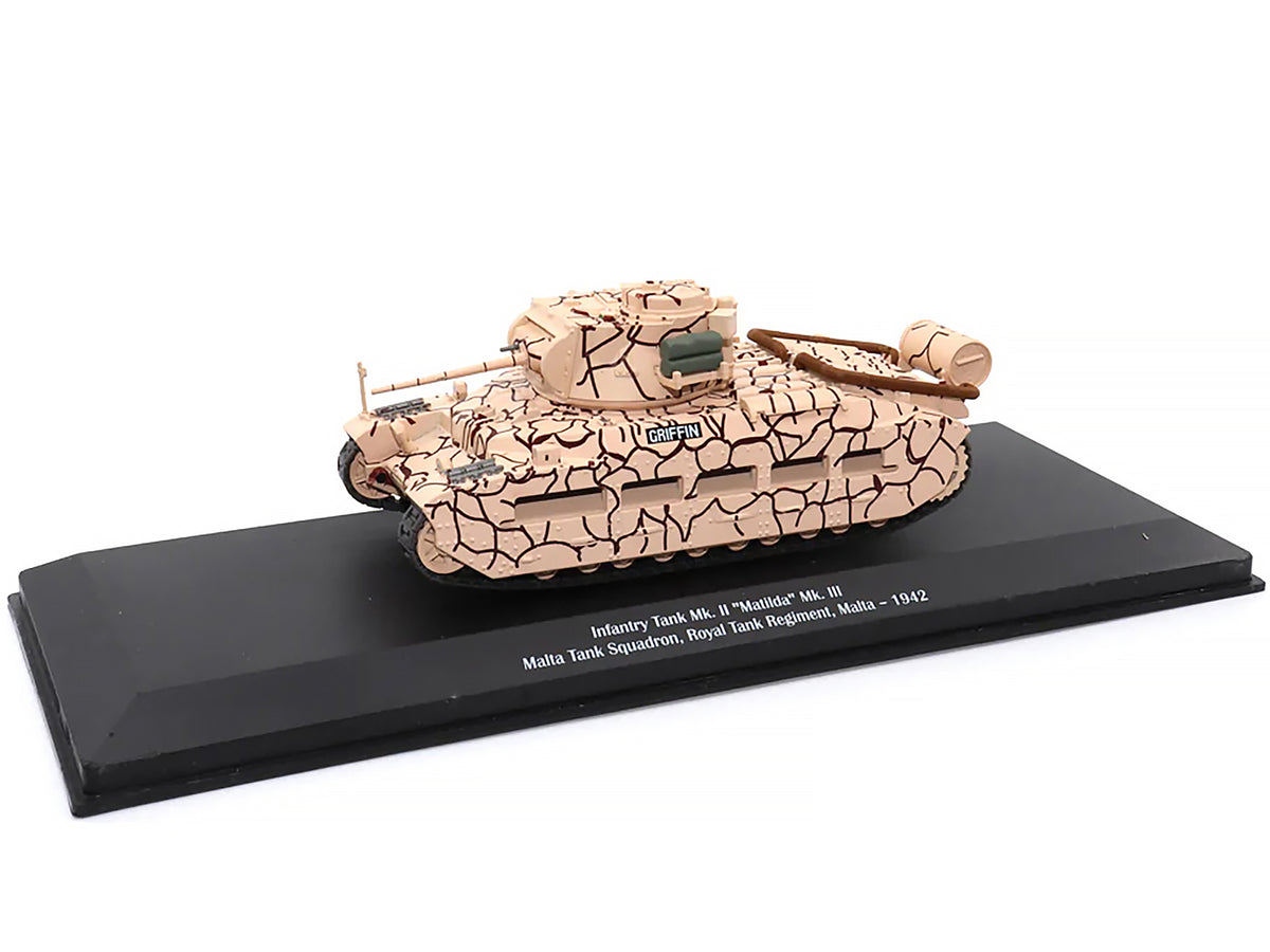 Infantry Tank Mk. II 'Matilda' Mk. III 'Griffin' 'Malta Tank Squadron Royal Tank Regiment Malta 1942' 1/43 Diecast Model by AFVs of WWII