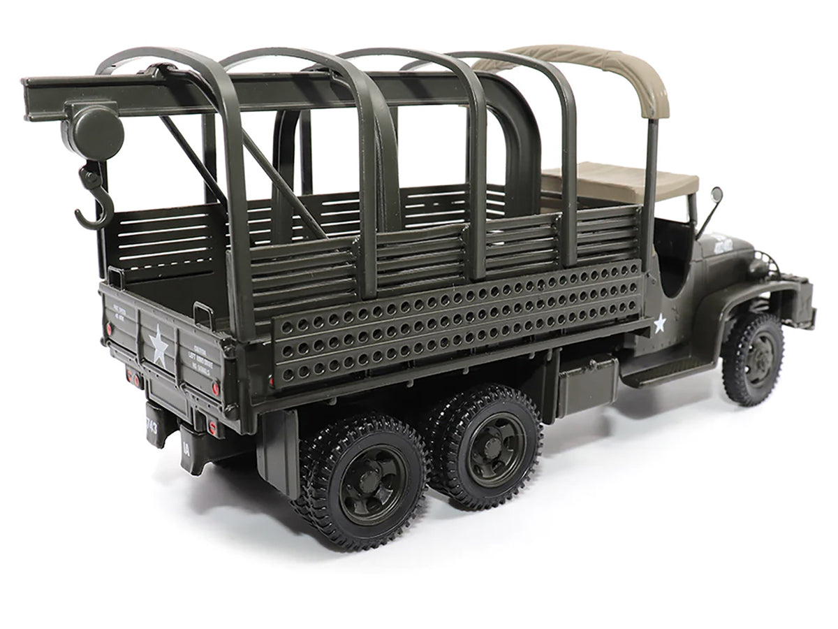 GMC CCKW353 Wrecker Tow Truck Olive Drab 'United States Army' 1/43 Diecast Model by Militaria Die Cast