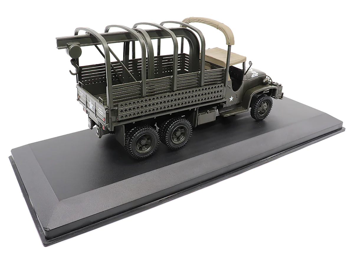 GMC CCKW353 Wrecker Tow Truck Olive Drab 'United States Army' 1/43 Diecast Model by Militaria Die Cast